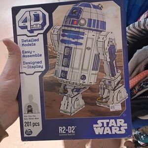 Star Wars R2-D2 4D Build Model Kit - Blue and White